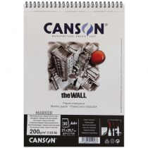 BLOC CANSON THE WALL 200GRS A4 30FEUILLES