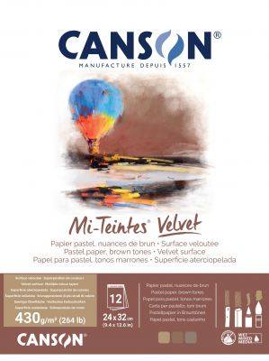 BLOC COLL� PETIT C�T� MI-TEINTES� VELVET 430G NUANCES DE BRUN