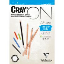 BLOC CRAY\'ON ENCOLLE A5 120GRS