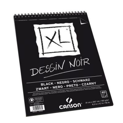 BLOC CROQUIS XL NOIR A4 150GRS  