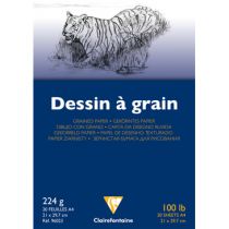 BLOC DESSIN A GRAIN A4 224GR