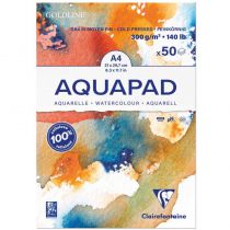 BLOC GOLDLINE AQUAPAD A4 - 50 Feuilles - 300G