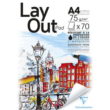 BLOC LAYOUT A4 CLAIREFONTAINE
