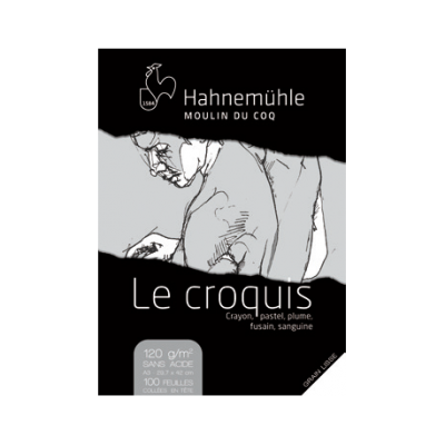 BLOC LE CROQUIS A4 GRAIN LISSE