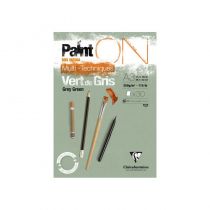 BLOC PAINT\'ON 30 FEUILLES 250G VERT DE GRIS 