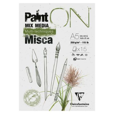 Bloc PaintON MISCA coll� A5 15F 250g/m�