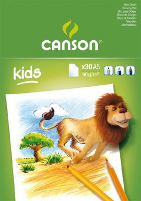 BLOC PAPIER KIDS A5 90G
