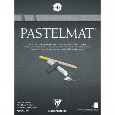 BLOC PASTELMAT 18X24 ANTHRACITE N�6