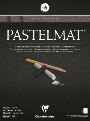 BLOC PASTELMAT 18X24 ANTHRACITE N�6