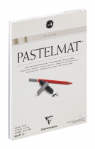 BLOC PASTELMAT 18X24 BLANC N&deg;3