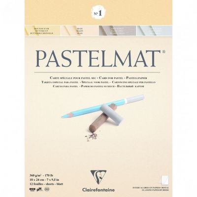 BLOC PASTELMAT 18X24 QUATRE TEINTES N�1