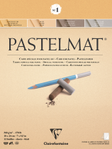 BLOC PASTELMAT 18X24 QUATRE TEINTES N&deg;1