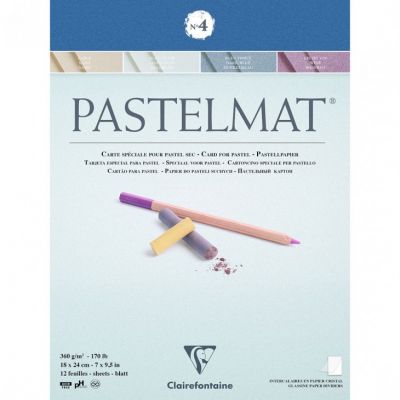 BLOC PASTELMAT 18X24 QUATRE TEINTES N�4