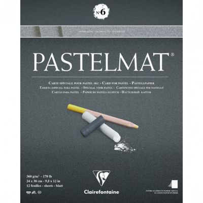 BLOC PASTELMAT 24X30 ANTHRACITE  N�6