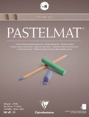 BLOC PASTELMAT N�8 12 FEUILLES 360G