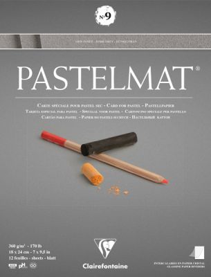 BLOC PASTELMAT N�9 12 FEUILLES 360G