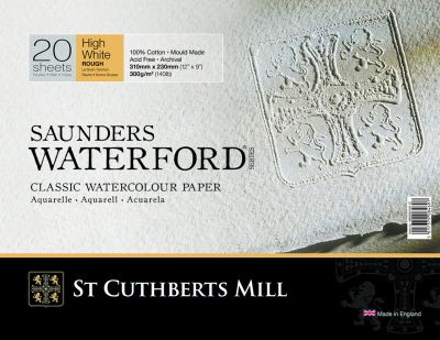 BLOC SAUNDERS WATERFORD 300G GRAIN TORCHON 20 FEUILLES 