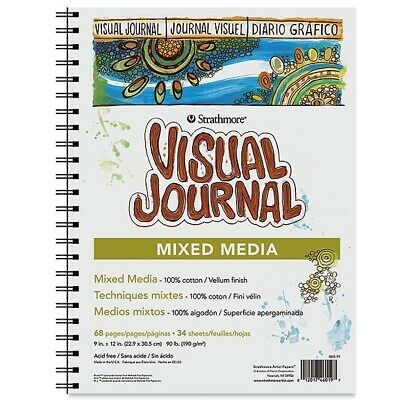 BLOC STRATHMORE MIXED MEDIA 100% COTON 14X20CM 190G/M�