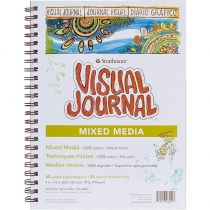 BLOC STRATHMORE MIXED MEDIA 100% COTON 34 FEUILLES 190G/M²