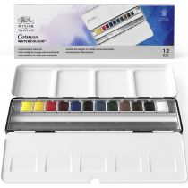 BLUE BOX 12 1/2 GODETS AQUARELLE COTMAN WINSOR & NEWTON 