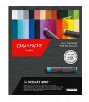 BOITE 24 PASTELS NEOART 6901 CARAN D\'ACHE 