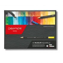 BOITE 40 CRAYONS AQUARELLABLES MUSEUM CARAN D\'ACHE