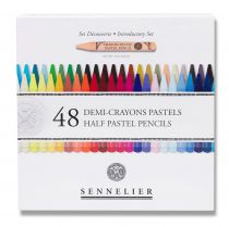 BOITE 48 DEMI-CRAYONS PASTEL SENNELIER COLLECTION COMPLETE 