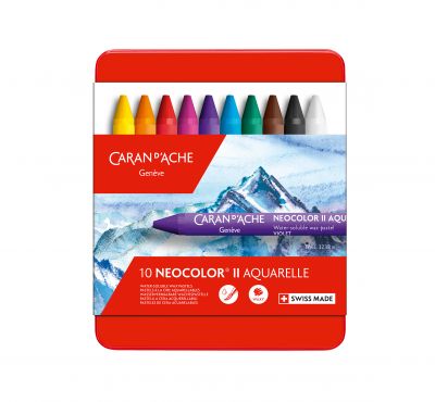 BOITE DE 10 CRAIES A LA CIRE NEOCOLOR II CARAN D\'ACHE