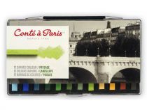 BOITE DE 12 CARRES COULEURS PAYSAGE