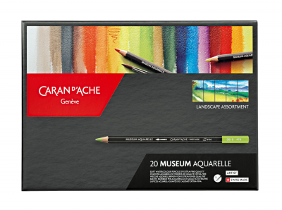 BOITE DE 20 CRAYONS MUSEUM CARAN D\'ACHE