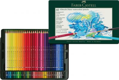 BOITE DE 60 CRAYONS AQUARELLABLES ALBRECHT D�RER - FABER CASTELL