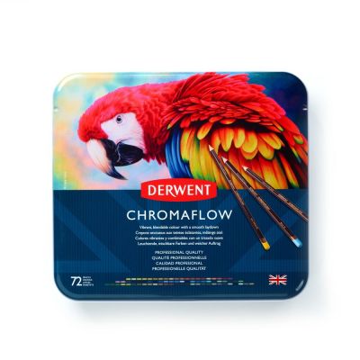 BOITE DE 72 CRAYONS CHROMAFLOW DERWENT