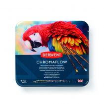 BOITE DE 72 CRAYONS CHROMAFLOW DERWENT