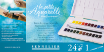 BOITE DE VOYAGE \ LA PETITE AQUARELLE\  24 1/2 GODETS