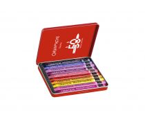 BOITE METAL 10 NEOCOLOR II CARAN D\'ACHE SPECIAL EDITION 50ans Teintes chaudes