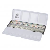 BOITE METAL 12 DEMI GODETS AQUARELLE FINE SCHMINCKE