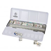 BOITE METAL 12 DEMI GODETS AQUARELLE FINE SCHMINCKE