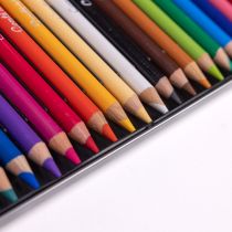 BOÎTE MÉTAL 24 CRAYONS PASTEL CONTE ASSORTIS