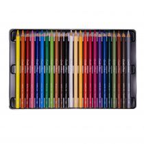 BOÎTE MÉTAL 24 CRAYONS PASTEL CONTE ASSORTIS