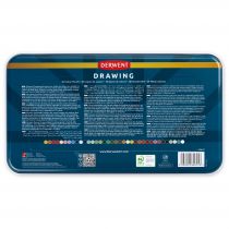BOITE METAL 36 CRAYONS DRAWIND DERWENT