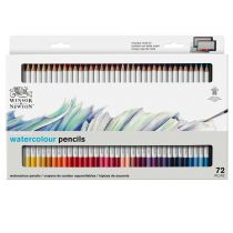 Boîte métal 72 crayons aquarelle Winsor & Newton