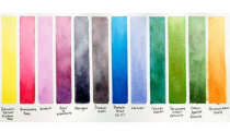 BOITE METAL AQUARELLE EXTRA FINE 12 1/2 godet DANIEL SMITH Couleurs Inspiration