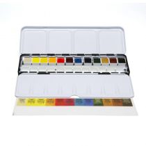 BOITE METAL AQUARELLE EXTRA FINE 12 1/2 godet DANIEL SMITH