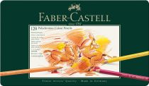 BOITE METAL DE 120 CRAYONS POLYCHROMOS FABER CASTELL