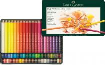 BOITE METAL DE 120 CRAYONS POLYCHROMOS FABER CASTELL
