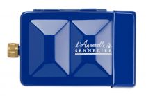 BOITE METAL EMAILLE BLEU AVEC RESERVE D\'EAU 8 1/2 godets AQUARELLE EXTRA FINE SENNELIER + CADEAUX