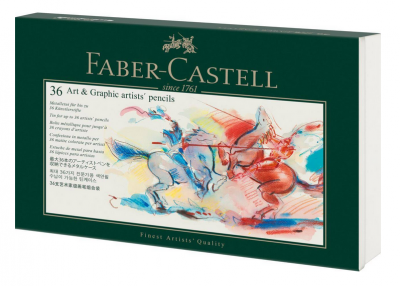 Crayon graphite 14B extra mat pour dessin esquisse Faber-Castell