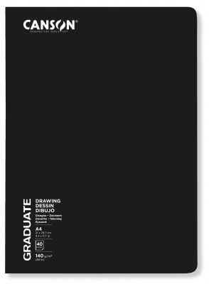 BOOK AGRAF� CANSON GRADUATE CROQUIS & DESSIN 20FL/40P 21X29,7 140G