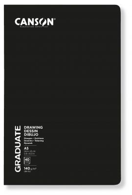BOOK AGRAF� CANSON� GRADUATE CROQUIS & DESSIN 20FL/40P 14,8X21 140G