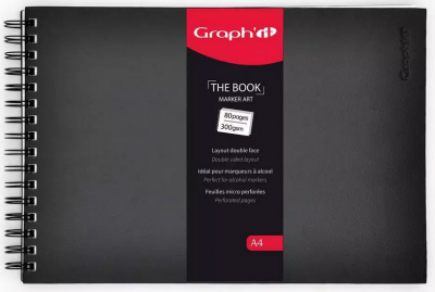 BOOK DOUBLE FACE LAYOUT 300g 80 pages A4